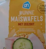 Mängden socker i Dunne maiswafels met zeezout