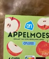 Mängden socker i Appelmoes 0%