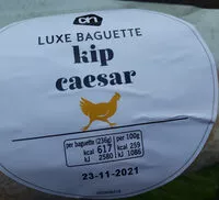Mängden socker i luxe baguette kip caesar