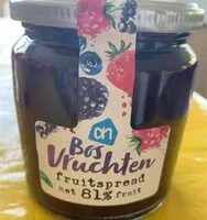 Mängden socker i Bos vruchten fruitspread