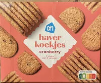 Mängden socker i haver koekjes cranberry