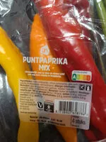 Mängden socker i Paprikapunt Mix