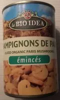 Mängden socker i Champignons de Paris émincés