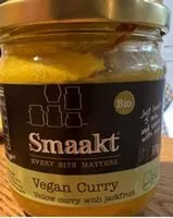 Mängden socker i Vegan Curry Yellow curry with jackfruit