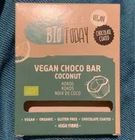 Mängden socker i Vegan choco bar coconut