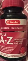 Mängden socker i Multi A-Z