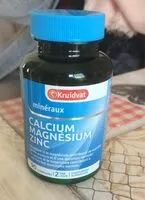 Mängden socker i Calcium magnesium zinc