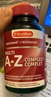 Mängden socker i Multi a-z complet