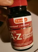 Mängden socker i Complément alimentaire Multi A-Z kruidvat