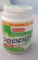 Mängden socker i Chewing Gum Pepper Mint