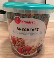 Mängden socker i Kruidvat breakfast granola low sugar