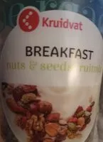 Mängden socker i Breakfast nuts & seeds fruitmix