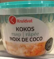 Mängden socker i Noix de coco rapées bio