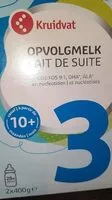 Mängden socker i Lait de suite kruidvat