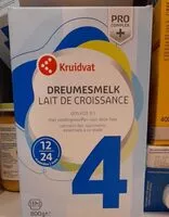 Mängden socker i Lait de croissance