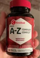 Mängden socker i Multi A à Z complet