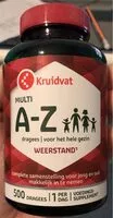 Mängden socker i Multi A-Z