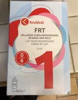 Mängden socker i Lait pour nourrisons a base de lait