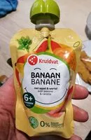 Mängden socker i Banane avec pomme et carotte