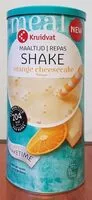 Mängden socker i Maaltijdshake orange cheescake