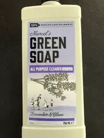 Socker och näringsämnen i Marcel s green soap