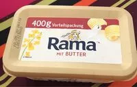 Mängden socker i Rama mit Butter