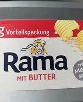 Mängden socker i Rama mit Butter (mit Meersalz)