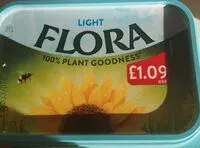Mängden socker i Flora light spread