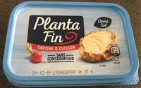 Mängden socker i Planta Fin Tartine et Cuisson Demi-sel
