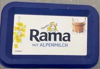 Mängden socker i RAMA mit Alpenmilch