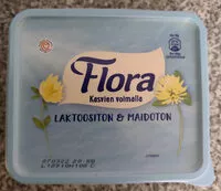Mängden socker i Flora laktoositon ja maidoton