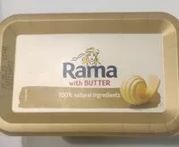 Mängden socker i Rama with Butter 100% natural ingredients