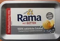 Mängden socker i Rama mit Butter und Meersalz