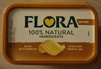 Mängden socker i Buttery flora 100 Natural Ingredients