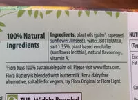 Mängden socker i Flora Buttery