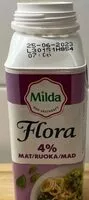 Mängden socker i Flora 4%