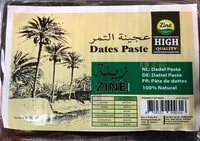 Mängden socker i Dates Paste (pâte de dattes)