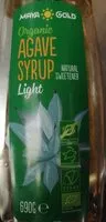 Mängden socker i Agave syrup light organic