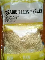Mängden socker i Sésame seeds peeled