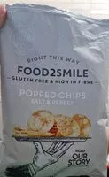 Mängden socker i Popped Chips Salt Pepper