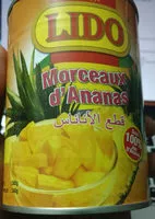 Mängden socker i Lido Pineaple pieces