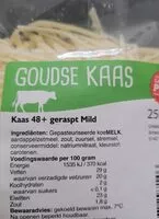 Mängden socker i Goudse Kaas