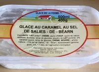 Mängden socker i Glace au caramel au sel de Salies de Béarn