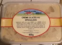 Mängden socker i Crème glacée au speculos