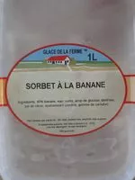 Mängden socker i Sorbet à la banane