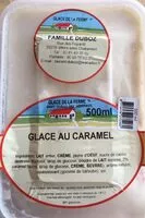 Mängden socker i Glace au caramel