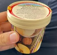 Mängden socker i Crème glacée avec morceaux d’Oréo