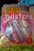 Mängden socker i Candy world twisters