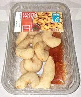 Mängden socker i Scampi Fritti mit Chilisauce