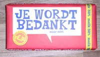 Mängden socker i Je wordt bedankt